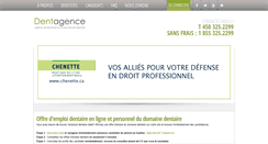 Desktop Screenshot of dentagence.com