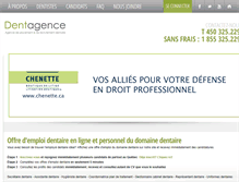 Tablet Screenshot of dentagence.com